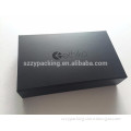 High quality packaging magnetic closure gift box, black folding paper box